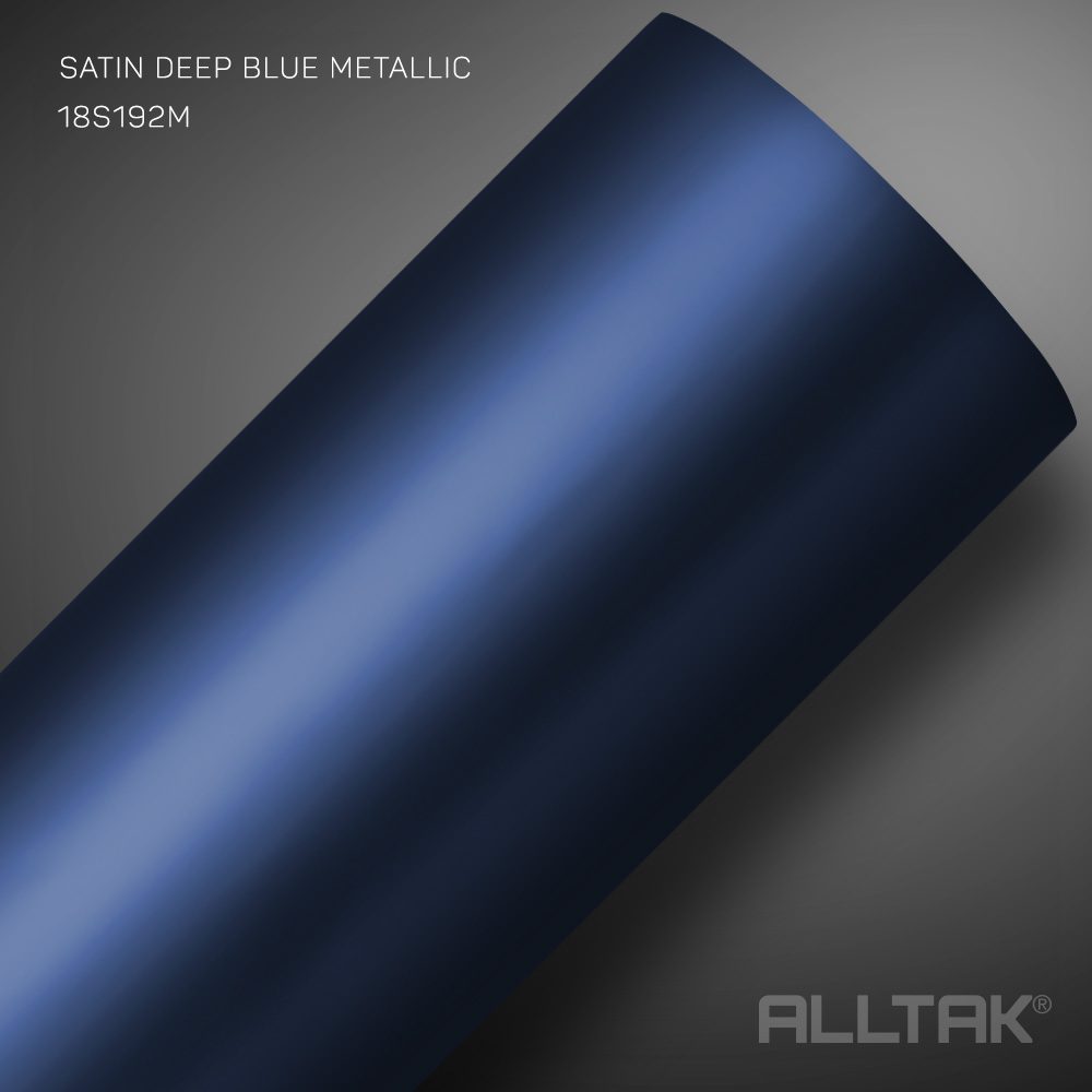 VINIL SATIN DEEP BLUE METALLIC